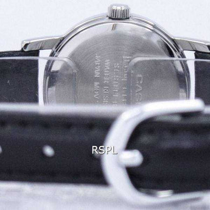 Orologio da donna al quarzo analogico Casio con quadrante nero LTP-1095E-1ADF LTP1095E-1ADF