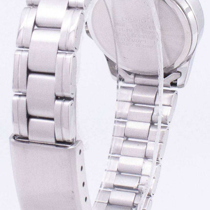 Casio analogico al quarzo quadrante nero LTP-1215A-1A2DF LTP-1215A-1A2 Orologio da donna