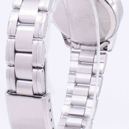 Casio analogico al quarzo quadrante nero LTP-1215A-1ADF LTP-1215A-1A orologio da donna