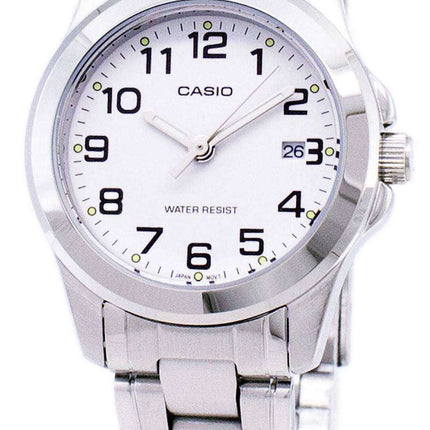 Casio analogico al quarzo quadrante bianco LTP-1215A-7B2DF LTP-1215A-7B2 orologio da donna