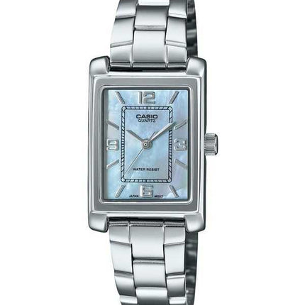 Orologio da donna Casio Standard Analogico Acciaio Inossidabile Quadrante Madreperla Quarzo LTP-1234DS-2A