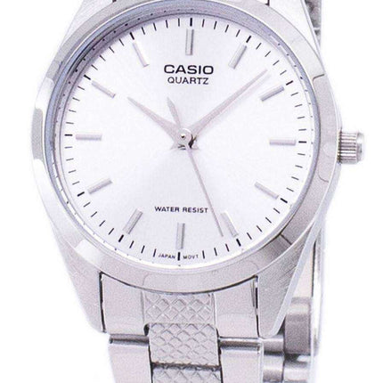 Casio analogico al quarzo quadrante bianco LTP-1274D-7ADF LTP-1274D-7A orologio da donna