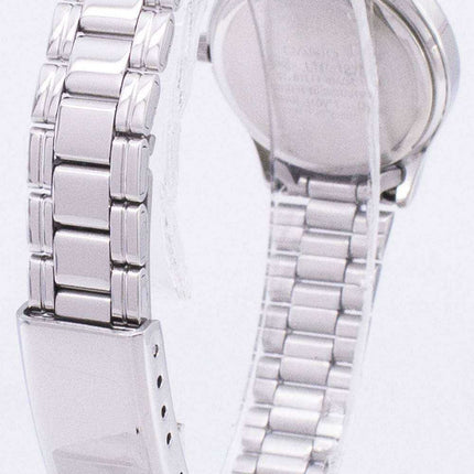 Casio analogico al quarzo quadrante bianco LTP-1275D-7ADF LTP-1275D-7A orologio da donna