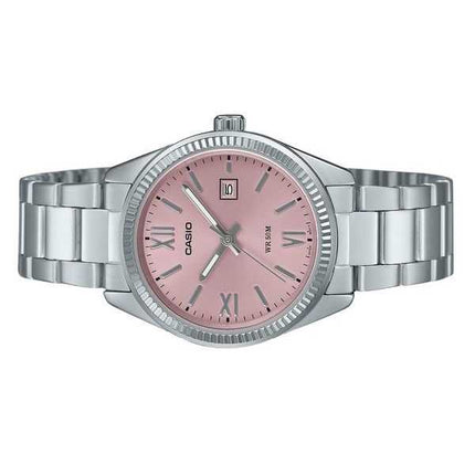 Orologio Casio Standard Analogico Acciaio Inossidabile Quadrante Rosa Quarzo LTP-1302DD-4A1V Donna