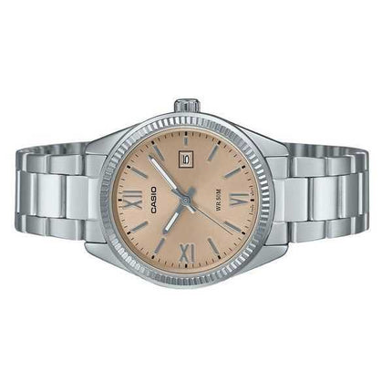 Orologio Casio Standard Analogico in Acciaio Inox Quadrante Pesca Quarzo LTP-1302DD-4A2V da Donna