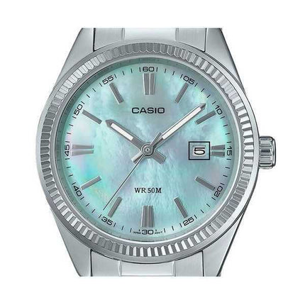 Orologio da donna Casio Standard Analogico in acciaio inossidabile con quadrante in madreperla al quarzo LTP-1302DS-2AV