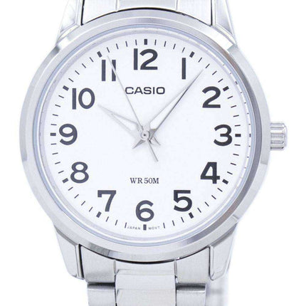 Casio Enticer analogico al quarzo quadrante bianco LTP-1303D-7BVDF LTP1303D-7BVDF Orologio da donna