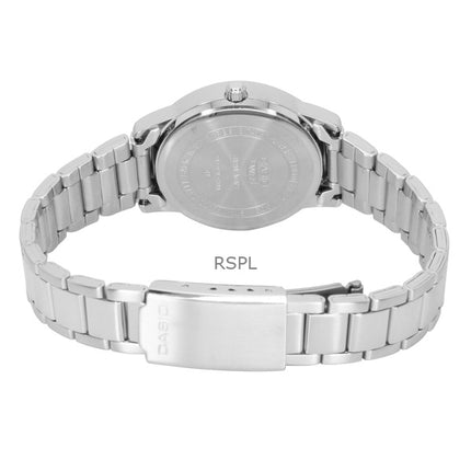 Orologio da donna Casio analogico in acciaio inossidabile con quadrante rosa al quarzo LTP-1303DD-4AV