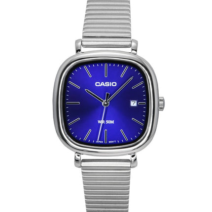 Orologio Casio Standard Analogico in Acciaio Inox con Quadrante Blu al Quarzo LTP-B166D-2AV da Donna