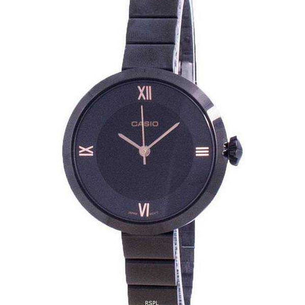 Orologio da donna Casio analogico con quadrante nero LTP-E154B-1A LTPE154B-1A