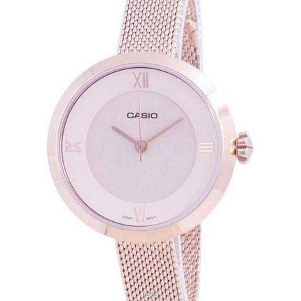 Orologio da donna Casio analogico con quadrante rosa LTP-E154MPG-4A LTPE154MPG-4A