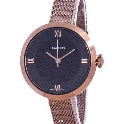 Orologio da donna Casio analogico con quadrante nero LTP-E154MR-1A LTPE154MR-1A