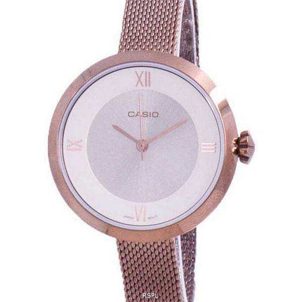 Orologio da donna Casio analogico con quadrante argentato LTP-E154MR-9A LTPE154MR-9A