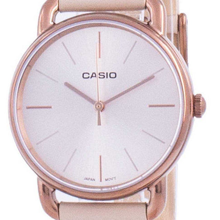 Orologio da donna al quarzo con quadrante tono oro rosa Casio LTP-E412RL-5A LTPE412RL-5
