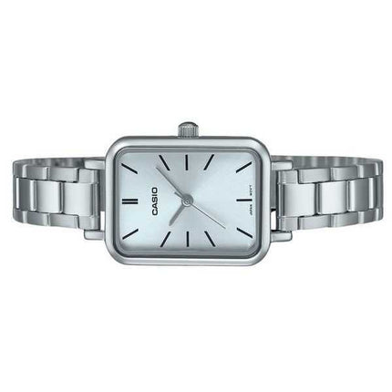 Orologio da donna Casio analogico standard in acciaio inossidabile con quadrante azzurro al quarzo LTP-V009D-2E