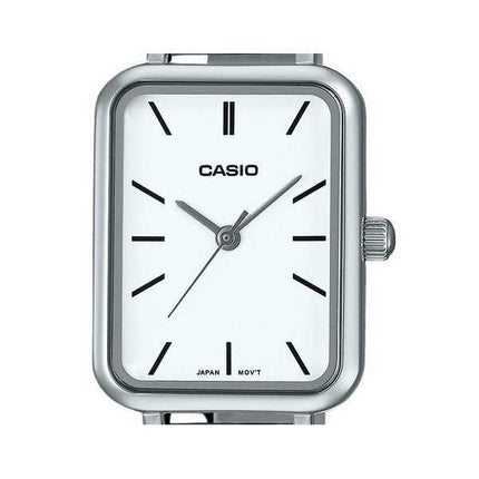 Orologio da donna Casio Standard Analogico in acciaio inossidabile con quadrante bianco al quarzo LTP-V009D-7E