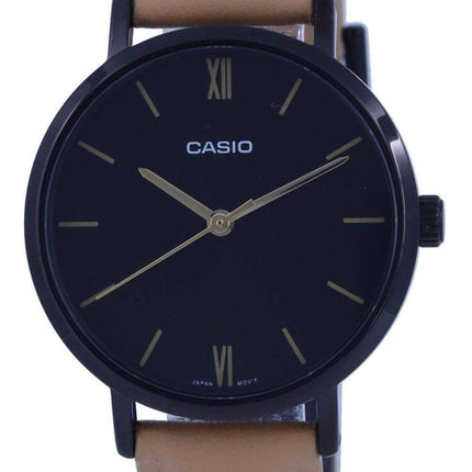 Orologio da donna Casio analogico quadrante nero al quarzo LTP-VT02BL-1A LTPVT02BL-1