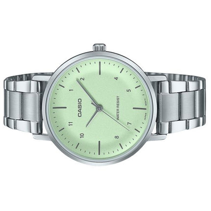 Orologio Casio Standard Analogico Acciaio Inossidabile Quadrante Verde Menta Quarzo LTP-VT03D-3B Donna
