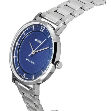 Orologio Casio Standard Analogico Acciaio Inossidabile Quadrante Blu Quarzo LTP-VT04D-2A Donna