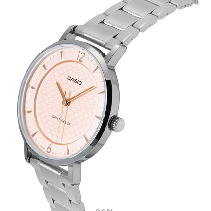 Orologio Casio Standard Analogico Acciaio Inossidabile Quadrante Salmone Quarzo LTP-VT04D-4A Donna