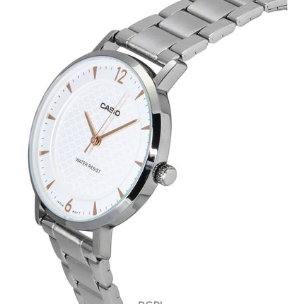 Orologio Casio Standard Analogico Acciaio Inossidabile Quadrante Crema Quarzo LTP-VT04D-7A Donna