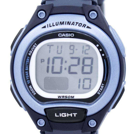 Orologio da donna Casio Illuminator Dual Time Alarm Digital LW-203-2AV LW203-2AV