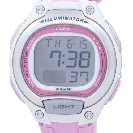 Orologio da donna Casio Illuminator Dual Time Alarm Digital LW-203-4AV LW203-4AV