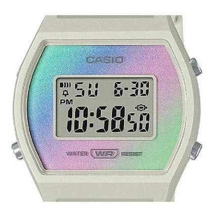 Orologio da donna Casio digitale con cinturino in resina quadrante multicolore al quarzo LW-205H-8