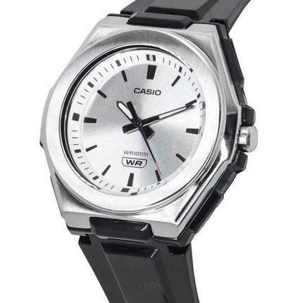 Orologio da donna al quarzo con quadrante argento analogico standard Casio LWA300H-7E2 100M