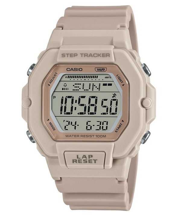 Orologio unisex Casio LWS-2200H-4 con cinturino in resina digitale standard con tracciatore di passi
