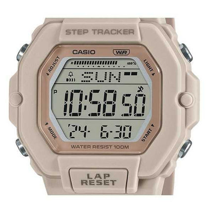 Orologio unisex Casio LWS-2200H-4 con cinturino in resina digitale standard con tracciatore di passi
