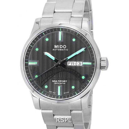 Orologio da uomo Mido Multifort IBA Limited Edition quadrante antracite automatico M005.430.11.061.81 M0054301106181 100M