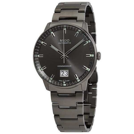 Orologio da uomo Mido Commander Big Date in acciaio inossidabile quadrante antracite automatico M021.626.33.061.00