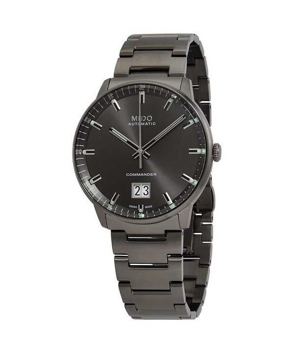 Orologio da uomo Mido Commander Big Date in acciaio inossidabile quadrante antracite automatico M021.626.33.061.00
