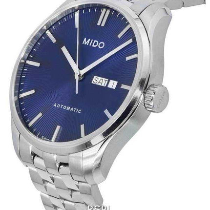 Orologio da uomo Mido Belluna Sunray quadrante blu automatico M024.630.11.041.00 M0246301104100