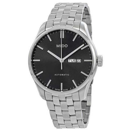 Orologio da uomo Mido Belluna Sunray in acciaio inossidabile quadrante antracite automatico M024.630.11.061.00