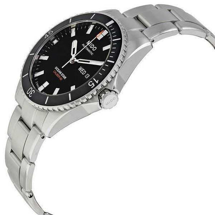 Orologio da uomo Mido Ocean Star in acciaio inossidabile quadrante nero automatico M026.430.11.051.00 200M