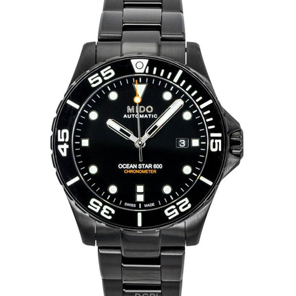 Orologio da uomo Mido Ocean Star 600 Special Edition con quadrante nero, automatico, subacqueo, M026.608.33.051.00, 600 m, con cinturino extra