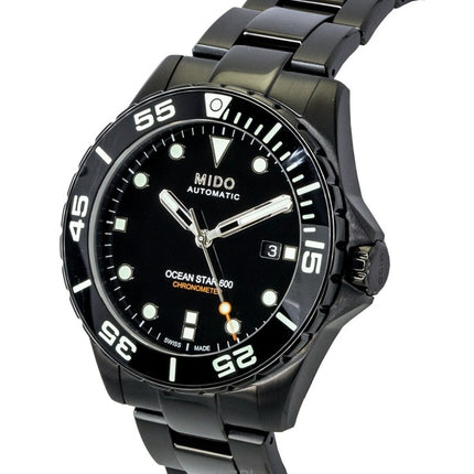 Orologio da uomo Mido Ocean Star 600 Special Edition con quadrante nero, automatico, subacqueo, M026.608.33.051.00, 600 m, con cinturino extra