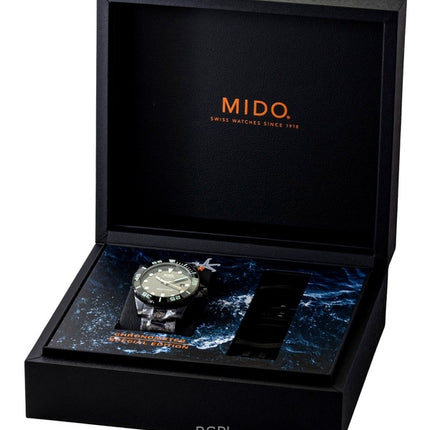 Orologio da uomo Mido Ocean Star 600 Special Edition con quadrante nero, automatico, subacqueo, M026.608.33.051.00, 600 m, con cinturino extra