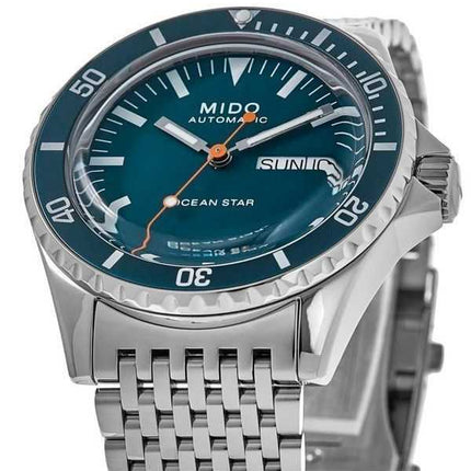 Mido Ocean Star Tribute Edizione speciale quadrante blu Automatico Diver's M026.830.11.041.00 Orologio da uomo 200M con set