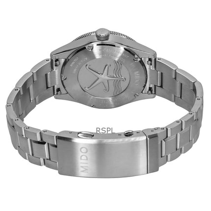 Orologio da uomo Mido Ocean Star 39 in acciaio inossidabile con quadrante sfumato grigio, automatico, subacqueo, M026.907.11.061.00, 200 m