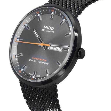 Orologio da uomo Mido Commander Icone cronometro quadrante antracite automatico M031.631.33.061.00 M0316313306100
