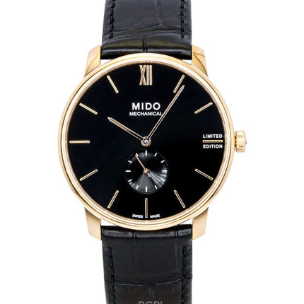 Orologio da uomo Mido Baroncelli Limited Edition in pelle con quadrante nero automatico M037.405.36.050.00