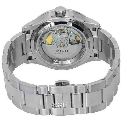 Orologio da uomo Mido Multifort Dual Time quadrante blu automatico M038.429.11.041.00 M0384291104100
