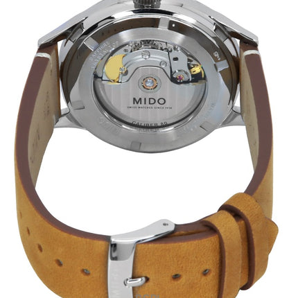 Orologio da uomo Mido Multifort Patrimony con cinturino in pelle e quadrante blu automatico M040.407.16.040.00