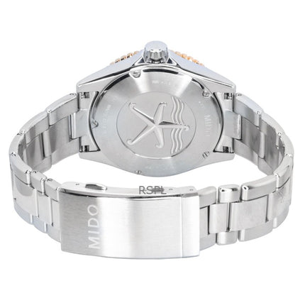 Orologio da uomo Mido Ocean Star 200C in acciaio inossidabile con quadrante nero, automatico, subacqueo, M042.430.21.051.00, 200 m