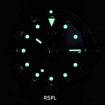 Mido Ocean Star 200C titanio quadrante nero automatico subacqueo M042.430.44.051.00 M0424304405100 200M orologio da uomo