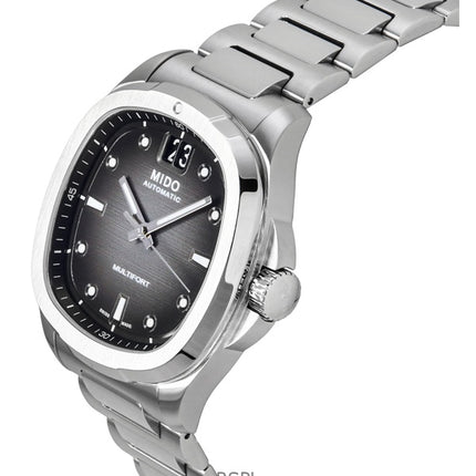 Orologio da uomo Mido Multifort TV Big Date in acciaio inossidabile con quadrante grigio automatico M049.526.11.081.00 100 100M