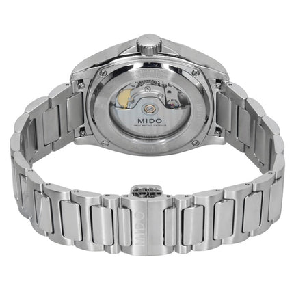 Orologio da uomo Mido Multifort TV Big Date in acciaio inossidabile con quadrante verde automatico M049.526.11.091.00 100M